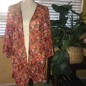 Chiffon Floral Kimono